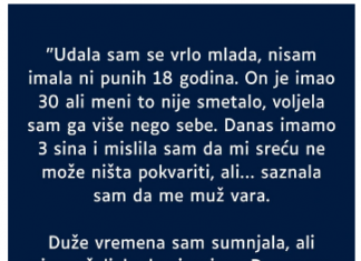 “Udala sam se vrlo mlada…”