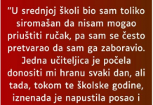 “U srednjoj školi bio sam toliko siromašan…”