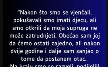 “Nakon što smo se vjenčali…”