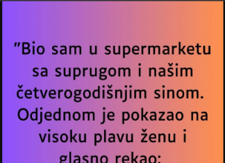 “Bio sam u supermarketu sa suprugom…”
