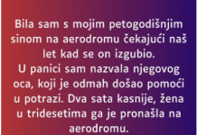 “Bila sam s mojim petogodišnjim sinom na aerodromu…”