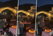 “BOLJE DA JU JE ZAPROSIO UZ PUNJENE PAPRIKE” Snimak prosidbe iz Mostara preplavio mreže: “Ja bih ustala i otišla” (VIDEO)