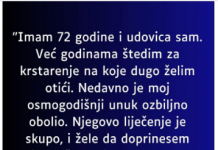 “Imam 72 godine i udovica sam…”