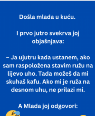 VIC: Došla mlada u kuću