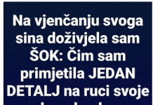 Na vjenčanju svoga sina doživjela sam ŠOK: Čim sam primijetila JEDAN DETALJ na ruci svoje snahe odmah sam prišla njenim roditeljima i….