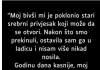 “Moj bivši mi je poklonio stari srebrni privjesak…”