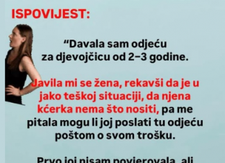 “Davala sam odjeću za djevojčicu od 2–3 godine…
