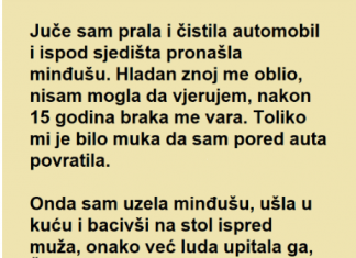 Čistila automobil i ispod sedišta pronašla minđušu ali pravi ŠOK je tek USLEDIO!