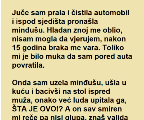 Čistila automobil i ispod sedišta pronašla minđušu ali pravi ŠOK je tek USLEDIO!