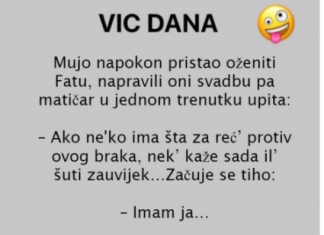 VIC DANA: Mujo i Fata pred matičarem
