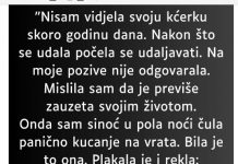 “Nisam vidjela svoju kćerku skoro godinu dana…”