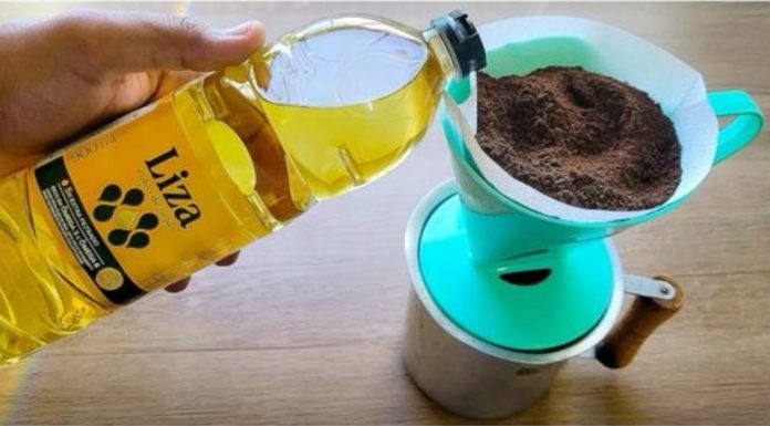 Uzmite obično ulje, ulijte ga u kafu i zapamtite ovaj savjet: Radim to svake godine i preporučujem svima!