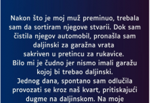 “Nakon što je moj muž preminuo…”