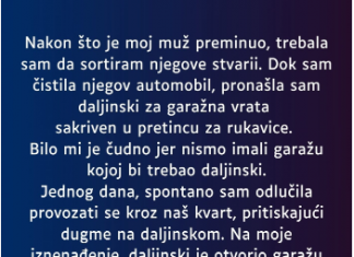 “Nakon što je moj muž preminuo…”