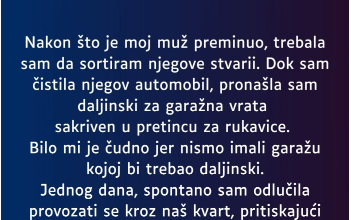 “Nakon što je moj muž preminuo…”