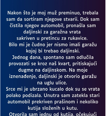 “Nakon što je moj muž preminuo…”