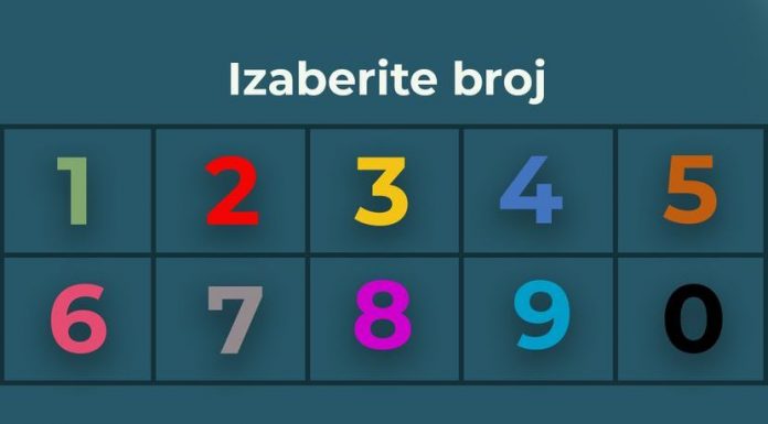 Izaberite broj i mi ćemo vam reći koliko imate godina