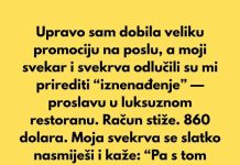 “UPRAVO SAM DOBILA VELIKU PROMOCIU NA POSLU”