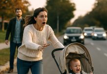 Kolica su se prevrnula, ali snimak sigurnosne kamere pokazao je nešto mnogo gore