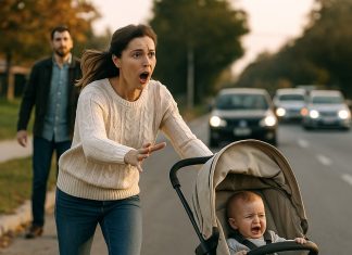 Kolica su se prevrnula, ali snimak sigurnosne kamere pokazao je nešto mnogo gore
