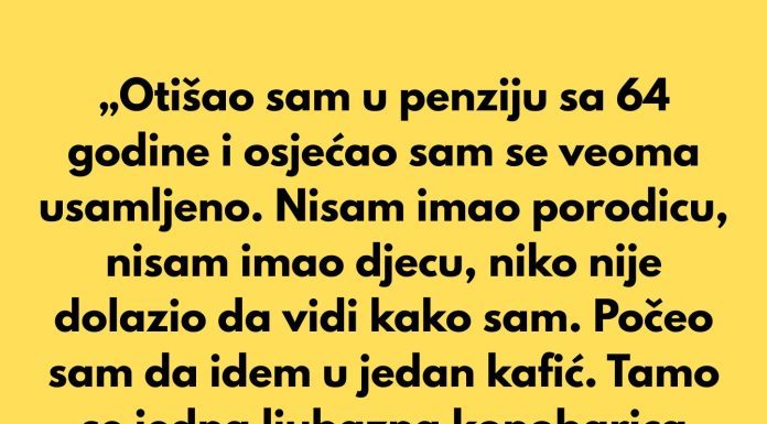 Nakon što sam otišao u penziju sa 64 godine, osjećao sam se veoma usamljeno.