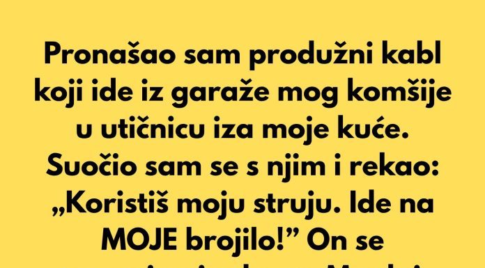 „Uhvatio sam komšiju kako mi krade stvari i suočio sam se s njim — ali sada mi preti.“
