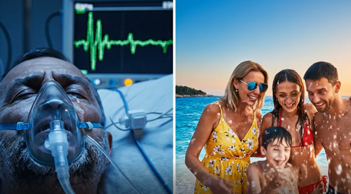 Dok su oni uživali na odmoru, on je bio u krevetu