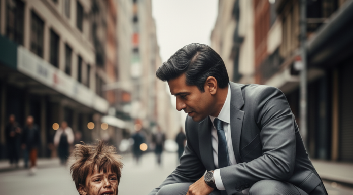 Ljudi su samo prolazili, ali kada ga je čovjek zagrlio – svi su zaplakali