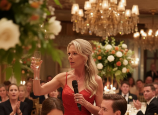 Udala sam se u haljini iz second-hand prodavnice. Ljudi su se smejali, ali tada je svekrva ustala i rekla nešto, nakon čega je nastala tišina.