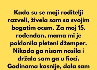 Nezaboravni trenutak u džemperu