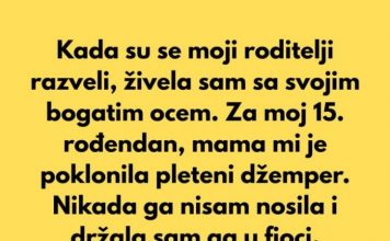 Nezaboravni trenutak u džemperu