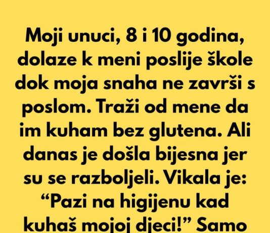 Moja snaha pretvorila je moju kuću u besplatan restoran, pa sam joj pokazala gdje joj je mjesto.