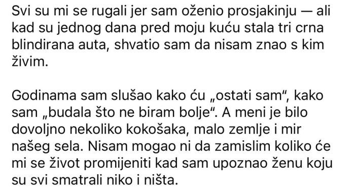 Svi su me ismijavali zbog nje, ali onda su saznali ko je ona zapravo