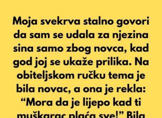Moja svekrva pokušala me poniziti zbog novca, ali sam otkrila tajnu koju nije očekivala….