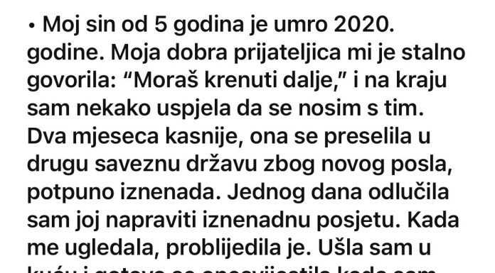 Kada tuga postane teret odnosa: Priča o majci koja je izgubila sina i prijateljicu u istom trenutku