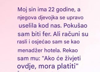 „Rekla sam mu da mora platiti… a onda mi je sin rekao nešto što me šokiralo“
