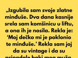 „Izgubila sam svoje zlatne minđuše. Dva dana kasnije srela sam komšinicu u liftu, a ona ih je nosila.”