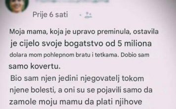 Testament koji mi je promenio život