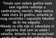 “Imala sam sedam godina kada sam izgubila roditelje…”