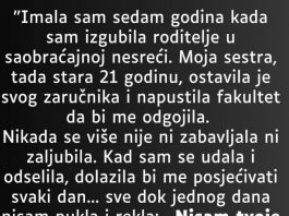 “Imala sam sedam godina kada sam izgubila roditelje…”