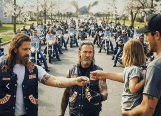 Otac koji sam odgaja ćerku gubi posao dok pomaže motociklisti… A onda se ispred njegove kuće zaustavlja 40 bajkera…