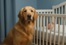 Roditelji su primetili da njihov pas svake noći sedi pored bebinog krevetića i odlučili su da saznaju zašto.