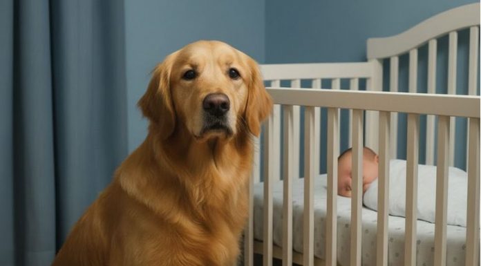 Roditelji su primetili da njihov pas svake noći sedi pored bebinog krevetića i odlučili su da saznaju zašto.