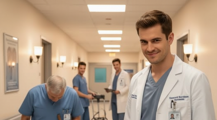 Pored kreveta njegovog oca