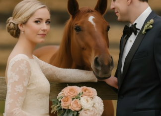 Tokom svadbenog fotografisanja, moj konj je iznenada počeo da rže kad je video mog verenika, a zatim ga je ugrizao — tek kasnije sam shvatila zašto…