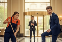 Sin direktora hotela ponižavao je ženu koja je čistila pod, ne sluteći šta će se dogoditi potom.