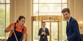 Sin direktora hotela ponižavao je ženu koja je čistila pod, ne sluteći šta će se dogoditi potom.