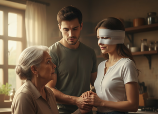 “Ne pitajte ništa, samo je prihvatite,” rekao je sin. Tajna koju je njegova žena krila ispod zavoja bila je dokaz njene ljubavi.