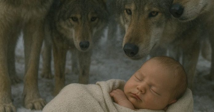 Beba se izgubila u snježnoj šumi… i vukovi su je pronašli! Ono što se sljedeće dogodilo je neobjašnjivo!