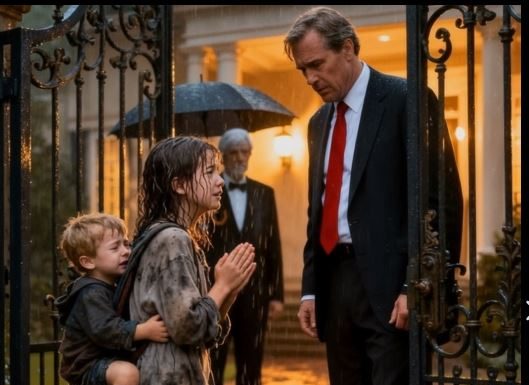 „Molim vas, gospodine… Mogu li da očistim vašu kuću u zamenu za tanjir hrane?“ — šapnula je beskućnica milijarderu, a kraj će vas duboko dirnuti.